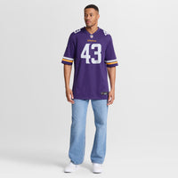 Minnesota Vikings Andrew Van Ginkel Nike Purple Team Game Jersey