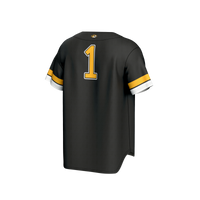 #1 Missouri Tigers GameDay Greats Lightweight Collegiate Baseball Fashion Jersey - Black