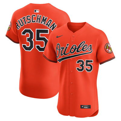 Baltimore Orioles Adley Rutschman Nike Orange Alternate 2 Elite Jersey