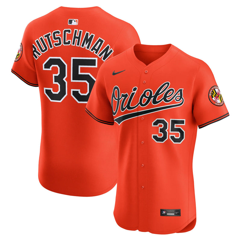 Baltimore Orioles Adley Rutschman Nike Orange Alternate 2 Elite Jersey