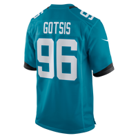 Jacksonville Jaguars Adam Gotsis Nike Teal Game Jersey