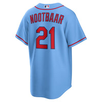 St. Louis Cardinals Lars Nootbaar Nike Light Blue Alternate Replica Jersey
