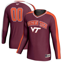#00 Virginia Tech Hokies GameDay Greats Lightweight Volleyball Fashion Jersey - Maroon