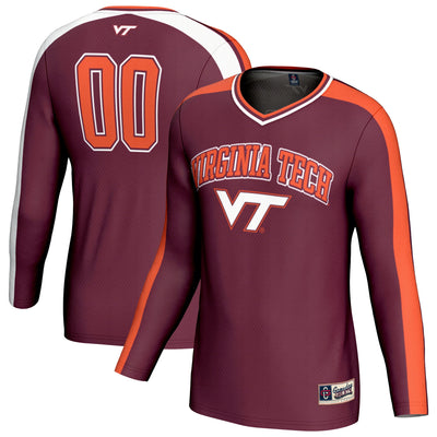 #00 Virginia Tech Hokies GameDay Greats Lightweight Volleyball Fashion Jersey - Maroon