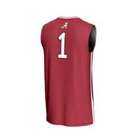#1 Alabama Crimson Tide GameDay Greats Lightweight Basketball Fashion Jersey - Crimson