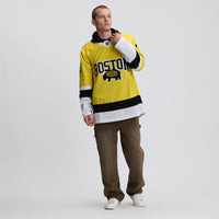 Boston Bruins Jeremy Swayman Fanatics Gold 2026 NHL Stadium Series Premium Jersey