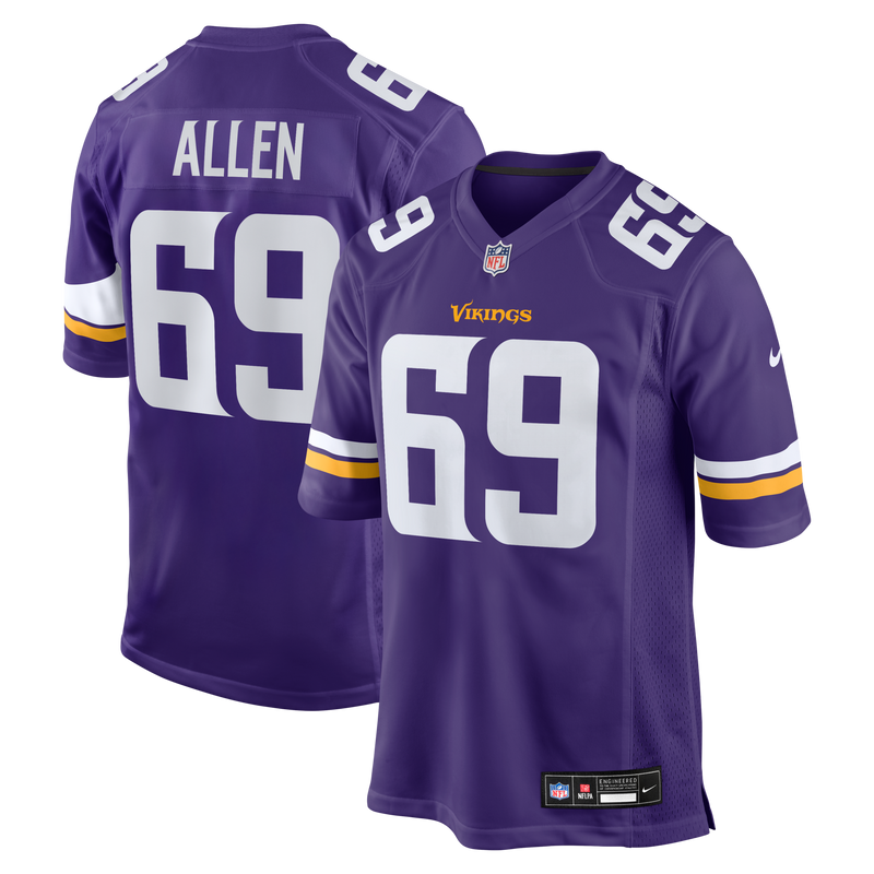 Minnesota Vikings Jared Allen Nike Purple Retired Player Game Jersey