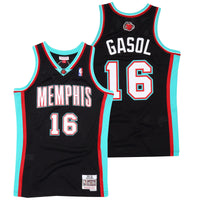 Memphis Grizzlies Pau Gasol Hardwood Classics Road Swingman Jersey By Mitchell & Ness -