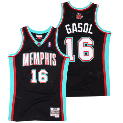 Memphis Grizzlies Pau Gasol Hardwood Classics Road Swingman Jersey By Mitchell & Ness -