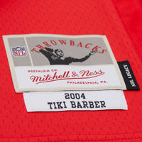 New York Giants Tiki Barber Mitchell & Ness Red 2004 Legacy Replica Jersey