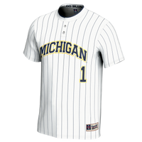 #1 Michigan Wolverines GameDay Greats Lightweight Softball Jersey - White