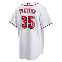 Cincinnati Reds Jose Trevino Nike White Home Replica Jersey
