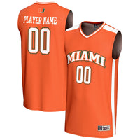 Miami Hurricanes GameDay Greats Lightweight Collegiate Basketball NIL Pick-A-Player Fashion Jersey - Orange