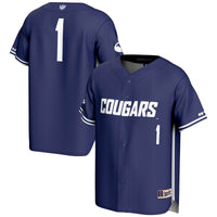 #1 BYU Cougars GameDay Greats Lightweight Baseball Jersey - Navy