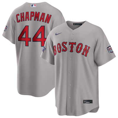 2026 All-Star Game Boston Red Sox Aroldis Chapman Nike Gray Replica Jersey