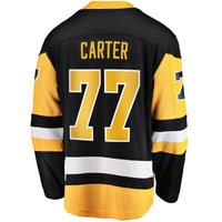 Pittsburgh Penguins Jeff Carter Fanatics Black Home Breakaway Replica Jersey