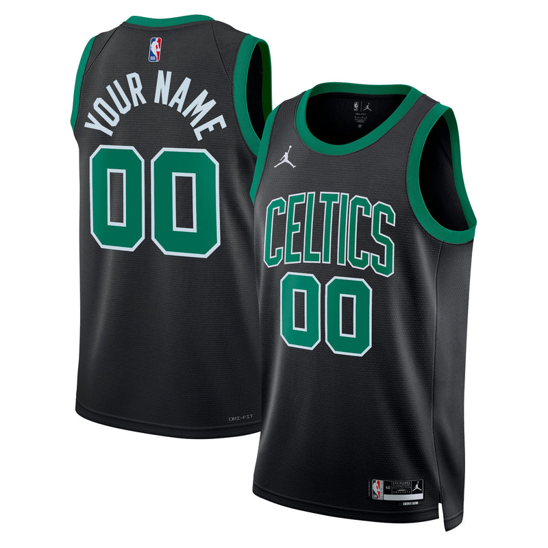 Boston Celtics Jordan Brand Statement Edition Swingman Jersey - Black - Custom