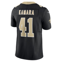 New Orleans Saints Alvin Kamara Nike Black Vapor F.U.S.E. Limited Jersey