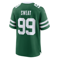 New York Jets T'Vondre Sweat Nike Legacy Green Team Game Jersey