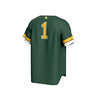 #1 Baylor Bears GameDay Greats Lightweight Collegiate Baseball Fashion Jersey - Green