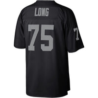 Las Vegas Raiders Howie Long Mitchell & Ness Black Legacy Replica Jersey