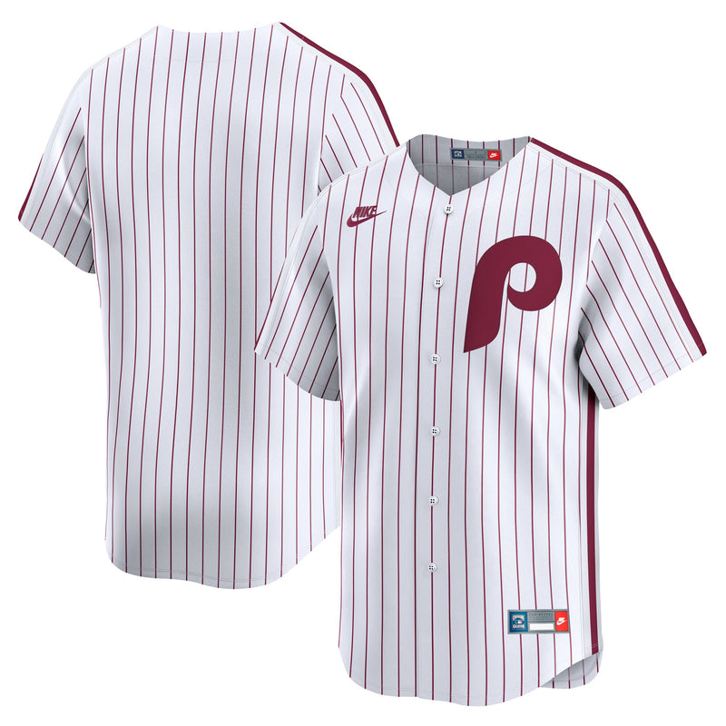 Philadelphia Phillies Nike White Cooperstown Collection Limited Jersey