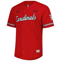 Louisville Cardinals adidas Reversible Retro Full-Button Baseball Jersey - Red