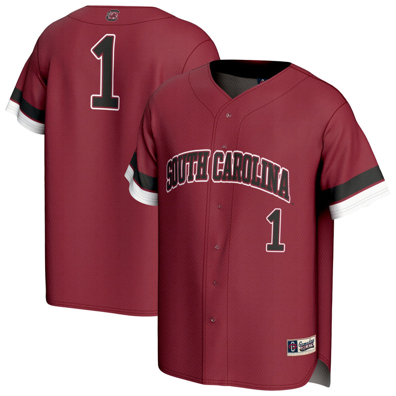 South Carolina Gamecocks GameDay Greats Pick-A-Player Baseball Fashion Jersey - Garnet