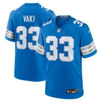 Detroit Lions Sione Vaki Nike Blue Team Game Jersey