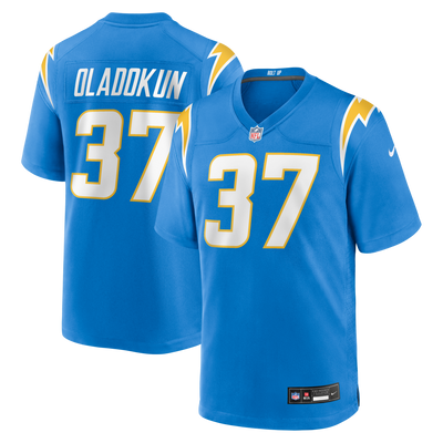 Los Angeles Chargers Jordan Oladokun Nike Powder Blue Team Game Jersey