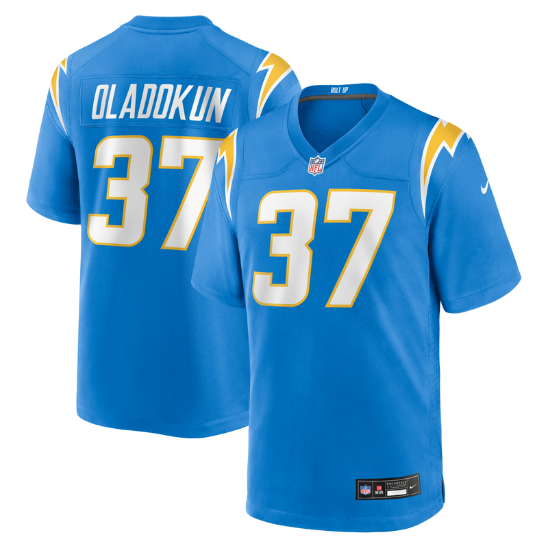 Los Angeles Chargers Jordan Oladokun Nike Powder Blue Team Game Jersey