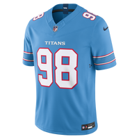 Tennessee Titans Jeffery Simmons Nike Light Blue Team Vapor F.U.S.E. Stitched Limited Jersey