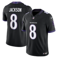 Baltimore Ravens Lamar Jackson Nike Black Alternate Alternate Vapor F.U.S.E. Stitched Limited Jersey