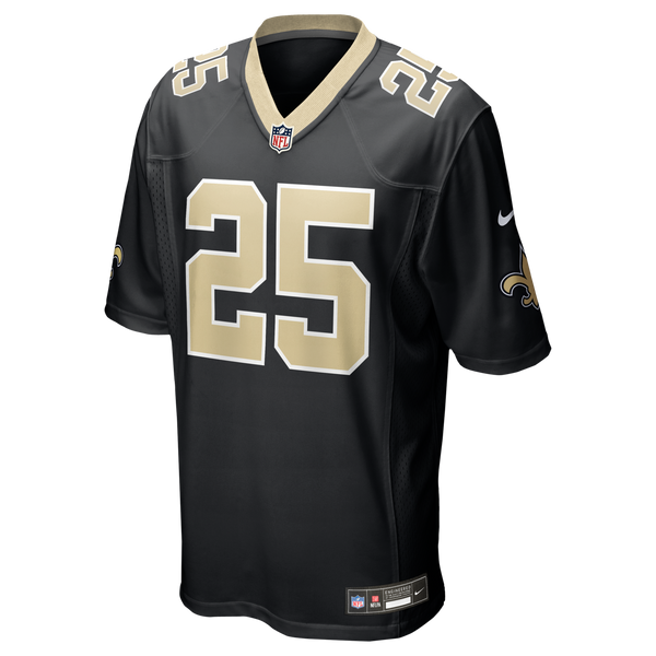New Orleans Saints Rejzohn Wright Nike Black Team Game Jersey
