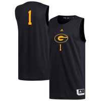 #1 Grambling Tigers adidas Replica Basketball Jersey - Black