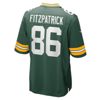 Green Bay Packers John FitzPatrick Nike Green Team Game Jersey