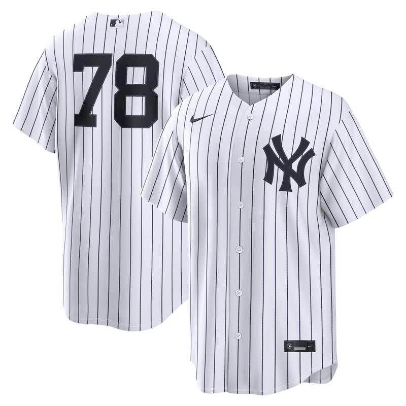 New York Yankees Spencer Jones Nike White Home Replica Jersey
