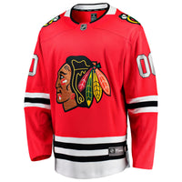 Chicago Blackhawks Fanatics Red Home Breakaway Custom Jersey