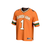 GameDay Greats #1 Orange Florida A&M Rattlers Collegiate Football Fashion Jersey
