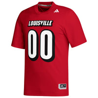 Louisville Cardinals adidas Custom Replica Football Jersey - Red