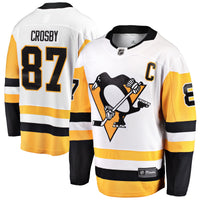 Pittsburgh Penguins Sidney Crosby Fanatics White Breakaway Jersey