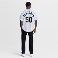 Chicago White Sox Huascar Brazoban Nike White Home Replica Jersey