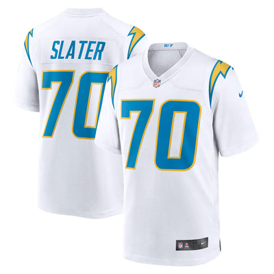 Los Angeles Chargers Rashawn Slater Nike White Game Jersey