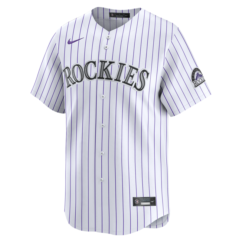 Colorado Rockies Nike White Home Limited Jersey