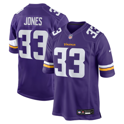 Minnesota Vikings Aaron Jones Nike Purple Game Player Jersey