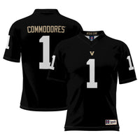 #1 Vanderbilt Commodores GameDay Greats Football Jersey - Black