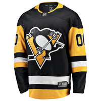 Pittsburgh Penguins Fanatics Black Home Breakaway Custom Jersey