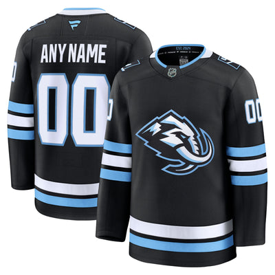 Utah Mammoth Fanatics Black Home Premium Custom Jersey