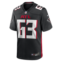 Atlanta Falcons Chris Lindstrom Nike Black Game Jersey