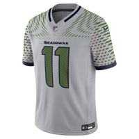 Seattle Seahawks Jaxon Smith-Njigba Nike Wolf Gray 2025 Rivalries Collection Stitched Limited Jersey